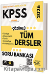 KPSS Lisans Tüm Dersler Çözümlü Soru Bankası