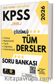 KPSS Lisans Tüm Dersler Çözümlü Soru Bankası