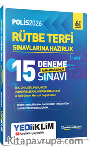2026 Polis Rütbe Terfi Sınavlarına Hazırlık Tamamı Çözümlü 15 Deneme Sınavı