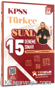2026 KPSS Atölye Serisi Türkçe Sual Tamamı Video Çözümlü 15 Deneme Sınavı