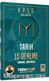 2026 KPSS Genel Kültür Tarih 15 Deneme Tamamı Çözümlü