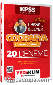 2026 KPSS Coğrafya Tamamı Çözümlü 20 Deneme