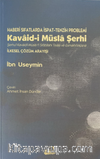 Haberi Sıfatlarda İspat-Tenzih Problemleri Kavaid-i Müsla Şerhi