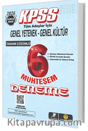 KPSS Genel Kültür-Genel Yetenek 6 Muhteşem Deneme