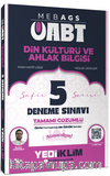 MEB AGS ÖABT Din Kültürü ve Ahlak Bilgisi Safir Serisi Tamamı Çözümlü 5 Deneme Sınavı