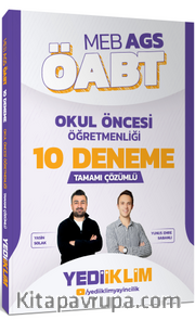 MEB AGS ÖABT Okul Öncesi Öğretmenliği Tamamı Çözümlü 10 Deneme 