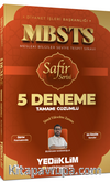 MBSTS Safir Serisi Tamamı Çözümlü 5 Deneme Sınavı