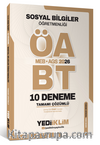 AGS ÖABT Sosyal Bilgiler Öğretmenliği Tamamı Çözümlü 10 Deneme Sınavı