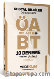 AGS ÖABT Sosyal Bilgiler Öğretmenliği Tamamı Çözümlü 10 Deneme Sınavı