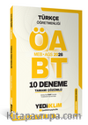 AGS ÖABT Türkçe Öğretmenliği Tamamı Çözümlü 10 Deneme Sınavı