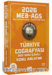 2026 MEB-AGS Türkiye Coğrafyası Konu Anlatımı Pusula Serisi 