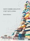 Matn Tahrırı Amalıyotı Oʻquv Qoʻllanma