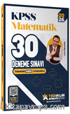 2026 KPSS Atölye Serisi Matematik 30 Deneme Sınavı Tamamı Video Çözümlü