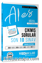 2026 ALES Sözel Yetenek Tamamı Çözümlü Son 10 Sınav Çıkmış Sorular (23 Kasım 2025 Ales-3 Ekli)
