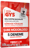 2026 MEB GYS Şube Müdürlüğü Tamamı Çözümlü 5 Deneme