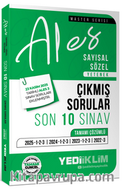 2026 ALES  Sayısal Sözel Yetenek Tamamı Çözümlü Son 10 Sınav Çıkmış Sorular (23 Kasım 2025 Ales-3 Ekli)