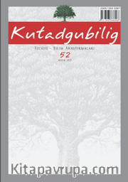 Kutadgubilig Felsefe-Bilim Araştırmaları Dergisi Sayı:52