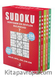Sudoku Dünyanın En Sevilen Bulmacası 5 Kitap Set (6-7-8-9-10)