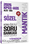 2026 KPSS MEB-AGS ALES DGS Sözel Mantık Konu Özetli Soru Bankası Tamamı Çözümlü