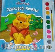 Winnie The Pooh Gökkuşağı Renkleri Boyama Kitabı (Sulu Boya Hediyeli)