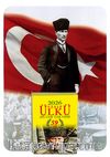 2026 Ülkü Duvar Takvimi ve Atatürk Görselli Arka Karton (2026 Vasıf Ülkü Takvimi)