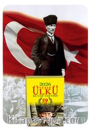 2026 Ülkü Duvar Takvimi ve Atatürk Görselli Arka Karton (2026 Vasıf Ülkü Takvimi)