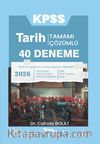2026 KPSS Tarih Tamamı  Çözümlü 40 Deneme