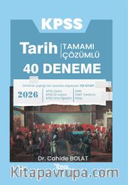 2026 KPSS Tarih Tamamı  Çözümlü 40 Deneme