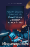 Katılım Endeksi Şirketlerinde Gayrimeşru Gelirlerin Arındırılması