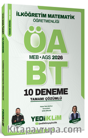 2026 MEB AGS ÖABT İlköğretim Matematik Öğretmenliği Tamamı Çözümlü 10 Deneme