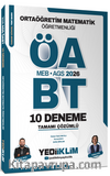 2026 MEB AGS ÖABT Ortaöğretim Matematik Öğretmenliği Tamamı Çözümlü 10 Deneme