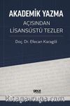 Akademik Yazma Açısından Lisansüstü Tezler