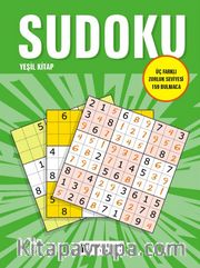 Sudoku Yeşil Kitap / Üç Farklı Zorluk Seviyesi  159 Bulmaca