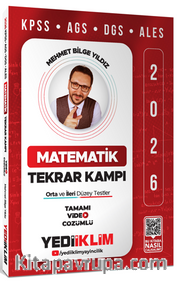 2026 KPSS AGS DGS ALES Matematik Tamamı Video Çözümlü Tekrar Kampı