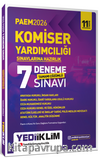 2026 PAEM Komiser Yardımcılığı Sınavlarına Hazırlık Tamamı Çözümlü 7 Deneme Sınavı