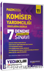 2026 PAEM Komiser Yardımcılığı Sınavlarına Hazırlık Tamamı Çözümlü 7 Deneme Sınavı