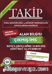 Takip İcra Müdürlüğü Alan Bilgisi Çıkmış Soru Bankası