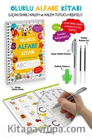 Oluklu Alfabe Kitabı / Uçan Sihirli Kalem ve Kalem Tutucu Hediyeli