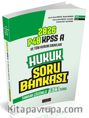 P48 KPSS A Grubu Hukuk Tamamı Çözümlü Soru Bankası