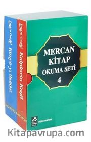 Mercan Okuma Seti 4- İmam Gazali Kimya-ı Saadet - Kalplerin Keşfi (2 Kitap Set)