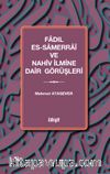 Fadıl es-Samerraî ve Nahiv İlmine Dair Görüşleri