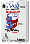 KPSS Lise-Önlisans Süper 5'li Deneme Tamamı Çözümlü