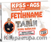 KPSS AGS Fetihname Tarih Soru Bankası
