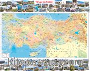 Harita Serisi - Türkiye'in Renkleri - Türkiye Fiziki İller Haritası 3000 Parça (HR76-MMM)