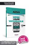 KPSS Lisans Vatandaşlık Konu Konu Çıkmış Sorular Son 8 Yıl Çıkmış Sorular (2025 Dahil)