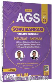 2026 MEB AGS Mevzuat ve Anayasa Tamamı Çözümlü Soru Bankası
