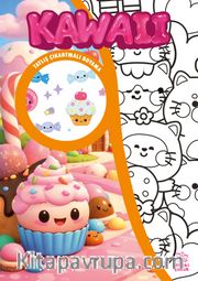 Kawaii / Çıkartmalı Boyama Kitabı
