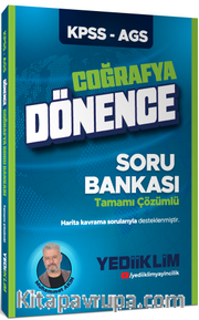 KPSS-AGS Dönence Coğrafya Tamamı Çözümlü Soru Bankası
