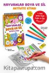 Hayvanlar / Boya ve Sil Aktivite Kitabı / 3 Yaş +