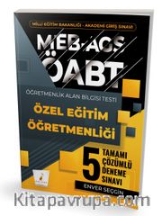 MEB-AGS ÖABT Özel Eğitim Öğretmenliği Tamamı Çözümlü 5 Deneme Sınavı